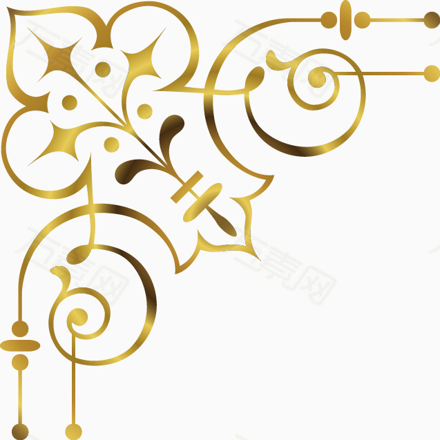 精美欧式角花图片免费下载_装饰元素_万素网