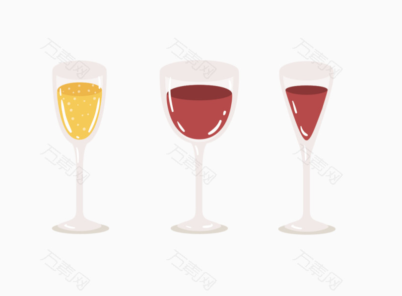 香槟鸡尾酒红酒
