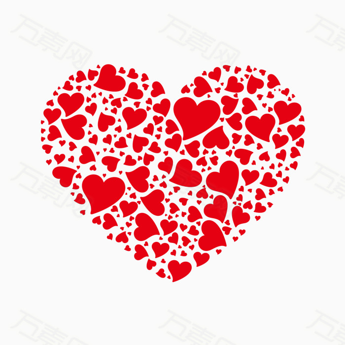 万素网 免抠元素 装饰元素 爱心 万素网提供爱心png设计素材,背景素材