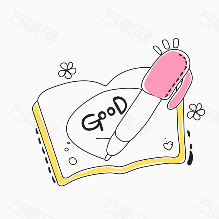 手绘画画中免费下载_卡通手绘_1181像素_编号4117844_png格式_万素网