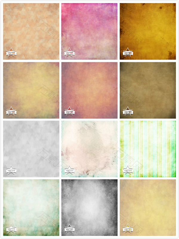 怀旧水渍背景矢量