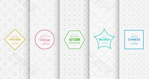 灰色无缝底纹矢量