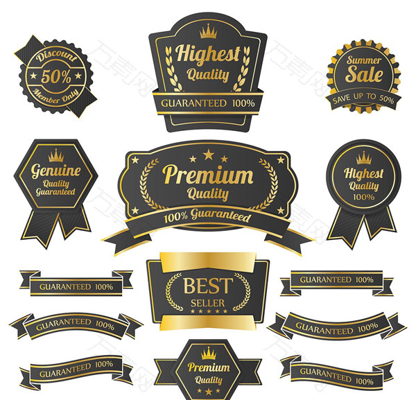 欧式高档标签标