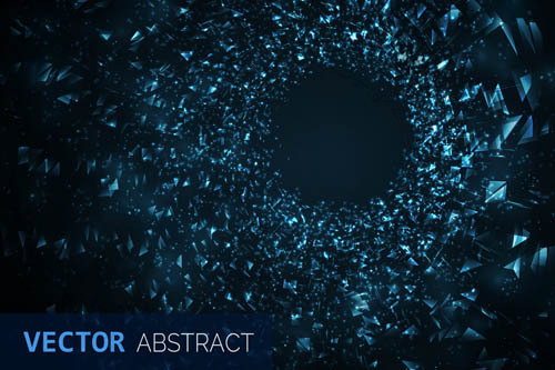 不规则碎片矢量