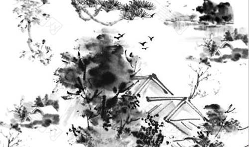 意境水墨中国风ps笔刷图片
