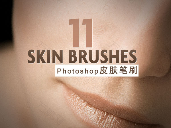 Photoshop皮肤肤质笔刷abr