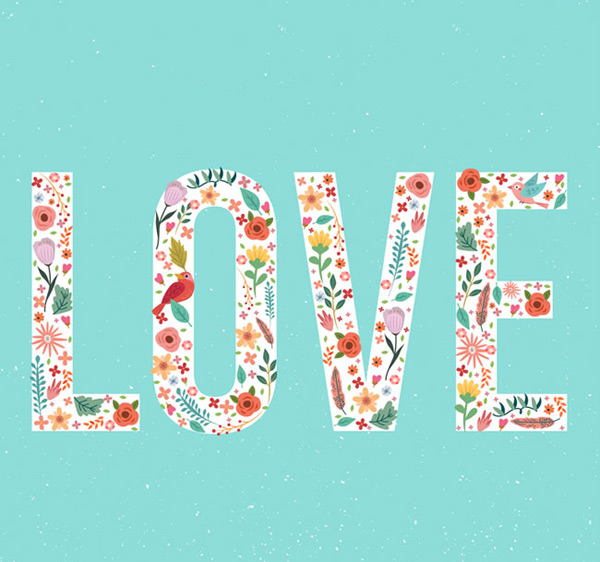 love艺术字