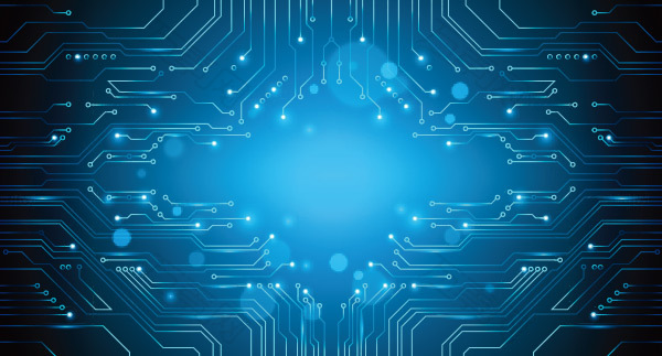 电路板线条背景