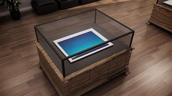 展示柜场景贴图