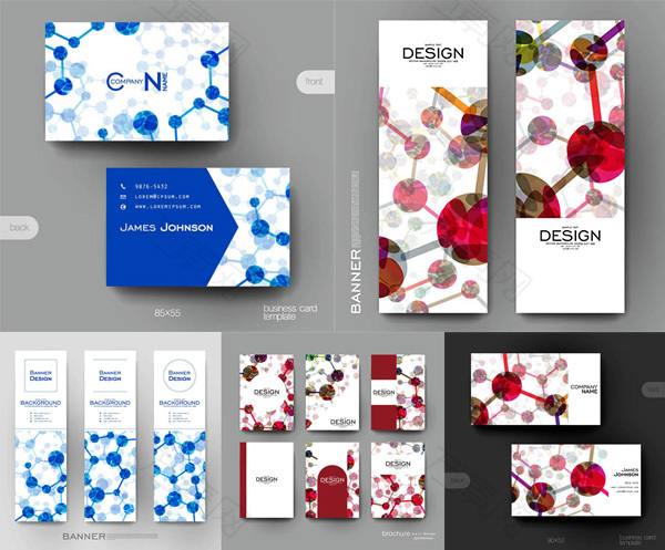 名片与画册页面