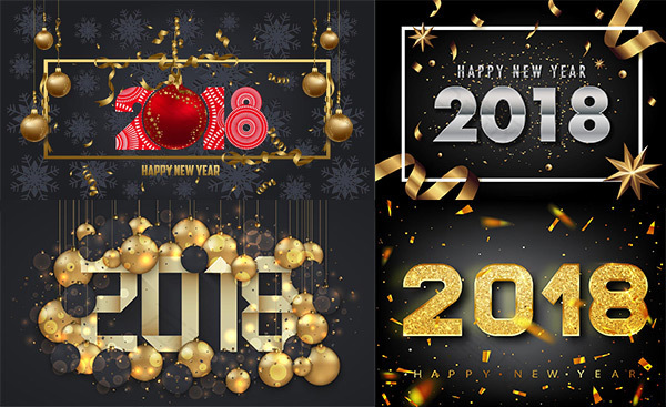 华丽2018新年字体
