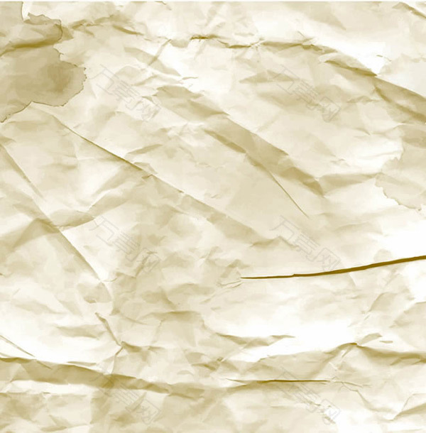 褶皱空白纸张背景