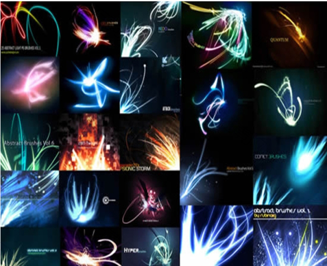炫光色彩特效PS笔刷